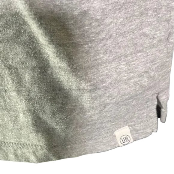 UNIONBAY Light Gray Short Sleeve V-Neck Tee - Picture 2 of 3